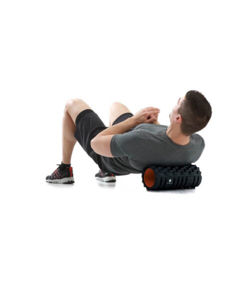 foam-roller-with-grid-black