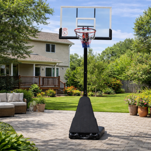 Korvpallikonstruktsioonid koduhoovi